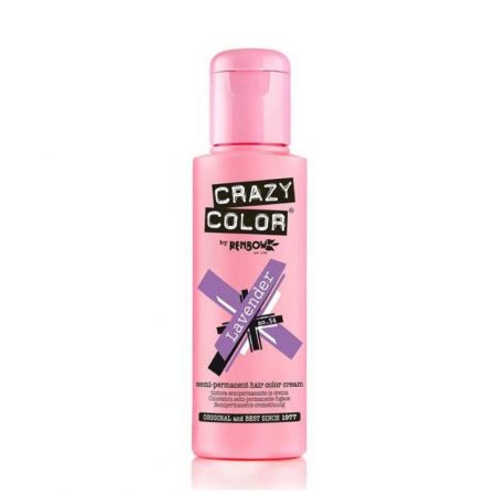 Crazy Color Semi Permanent Hair Colour Cream Lavender 100ml