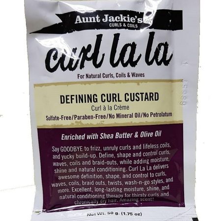 Aunt Jackies Curl La La Defining Curl Custard Sachet 1.75oz
