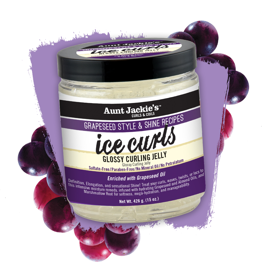 Aunt Jackies Grapeseed Ice Curls Glossy Curling Jelly 15oz