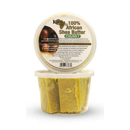 Kuza Yellow Chunky Shea Butter for Hair & Body