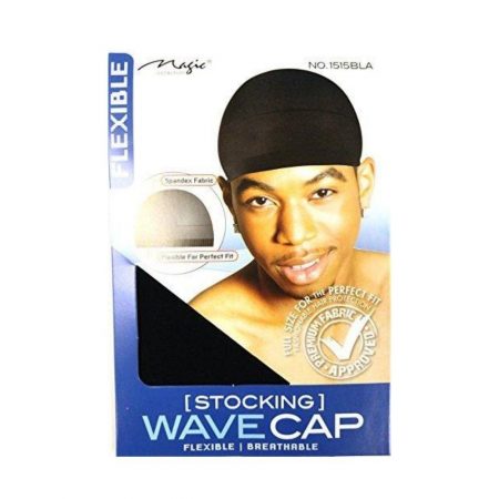 Magic 1515BLK Stocking Wave Cap - Black